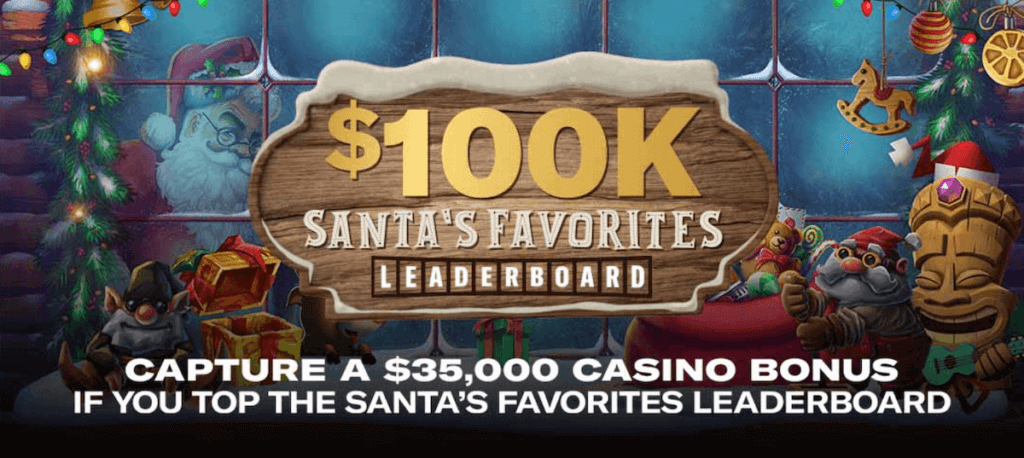 $100K Santa’s Favorites Leaderboard promotion