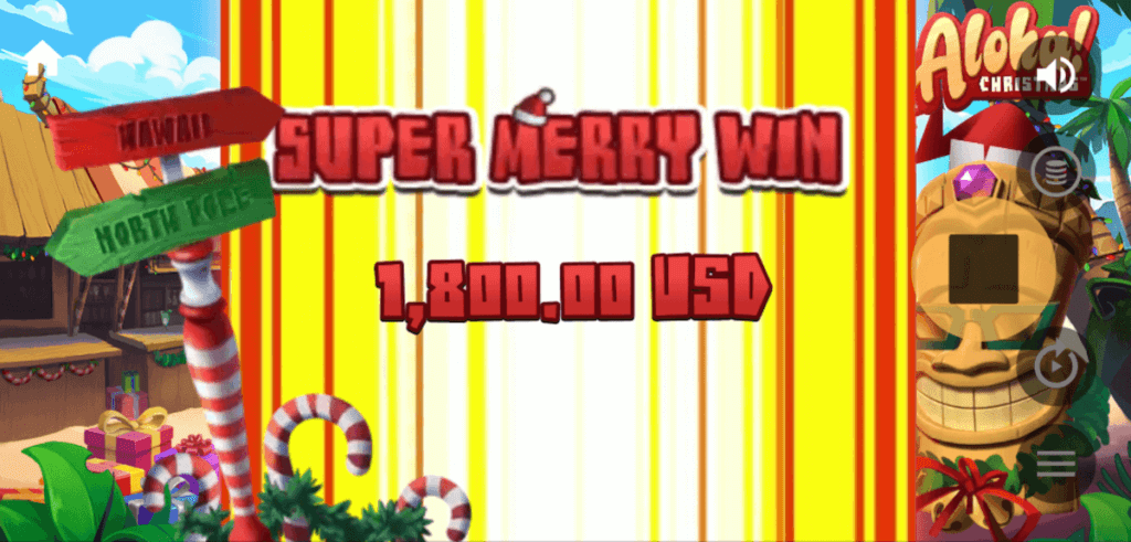Super Merry Wins Playing Aloha Christmas at US Casinos