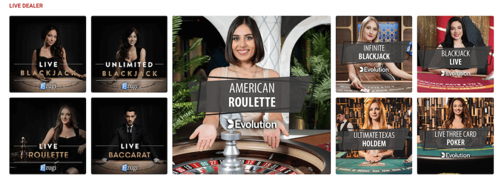 Live casino