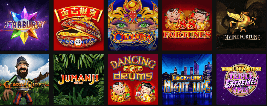 Betway Casino slot games