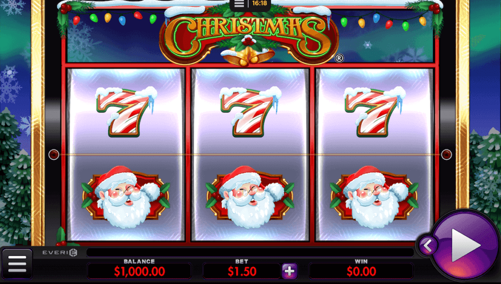 Christmas slot Everi Home