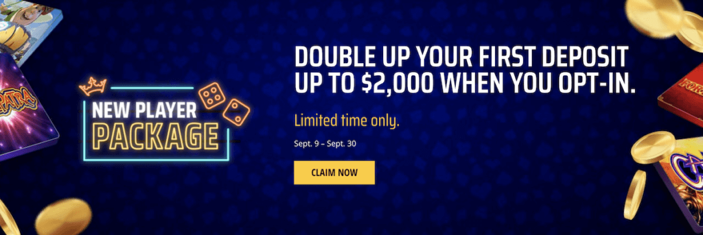 Welcome bonus