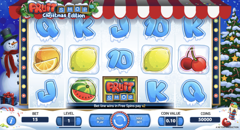 Fruit Shop Christmas Edition Slot NetEnt