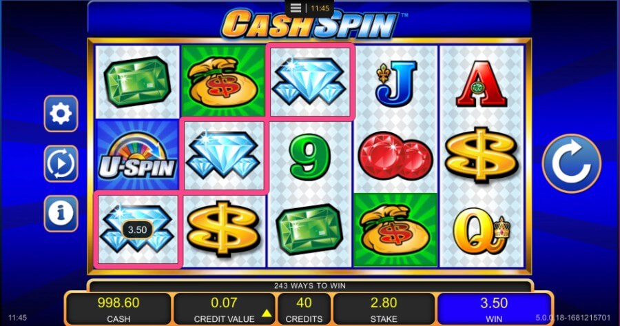 Cash Spin Slot Screenshot