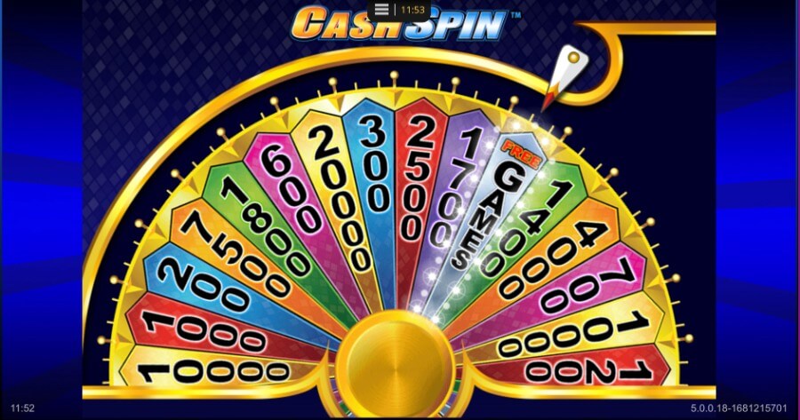Cash Spin U-Spin Feature