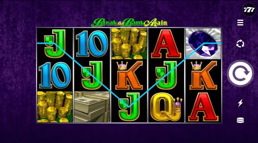 Break Da Bank Again Slot Winning Combination 