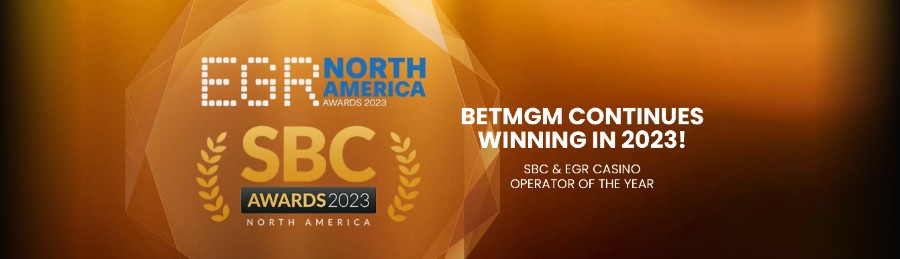 BetMGM Casino Wins Casino Operator of the Year Award Banner