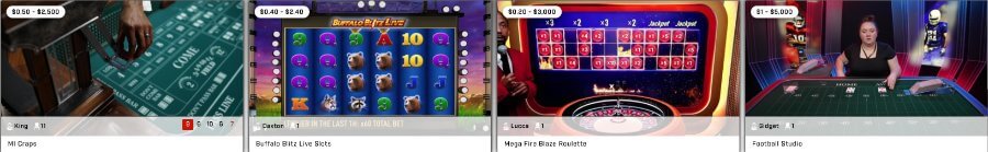SI Casino Game Shows Thumbnails