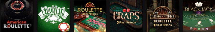 PlayStar Casino Table Games 