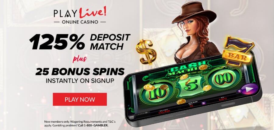 PlayLive Casino Welcome BOnus Pennsylvania 