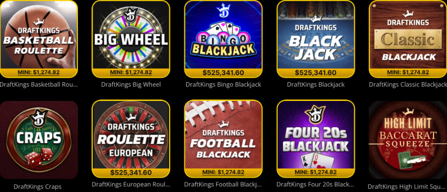 DraftKings Casino Table Games Online - ACG