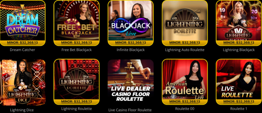 DraftKings Casino Live Dealer Games - ACG