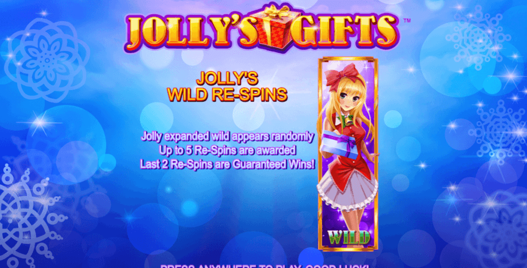  Jolly’s Gifts Jolly's Gifts’ stacked wilds make the game more exciting