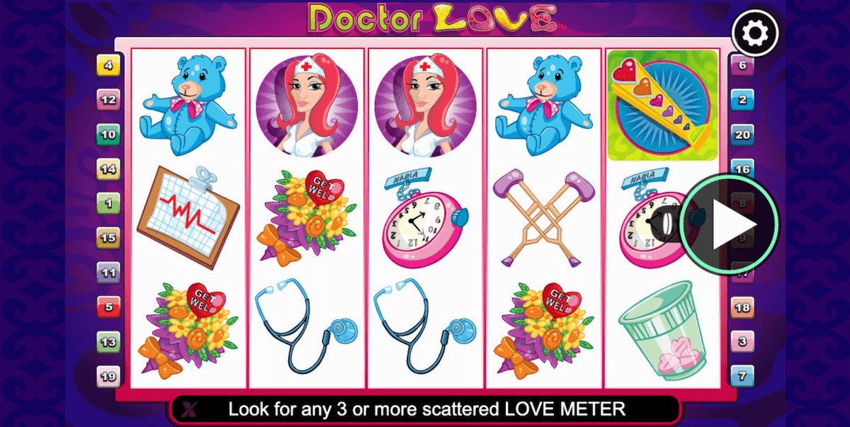 Love Doctor online slot paytable home