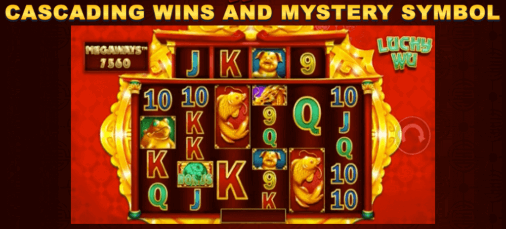 Lucky Wu Megaways Cascading Wins and Mystery Symbol