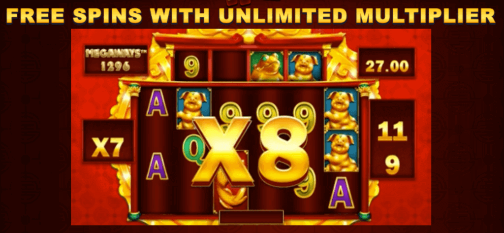 Lucky Wu Megaways Free Spins multiplier