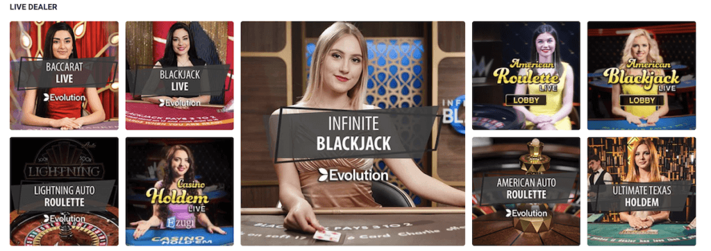Live casino games
