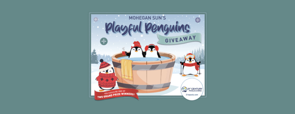 Playful Penguins Giveaway Mohengan Sun Casino 2021