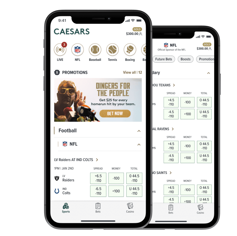 caesars online casino mobile app