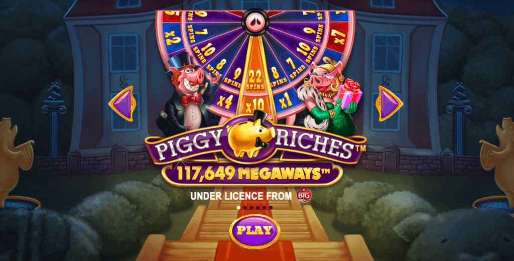 Piggy Riches Megaways front cover