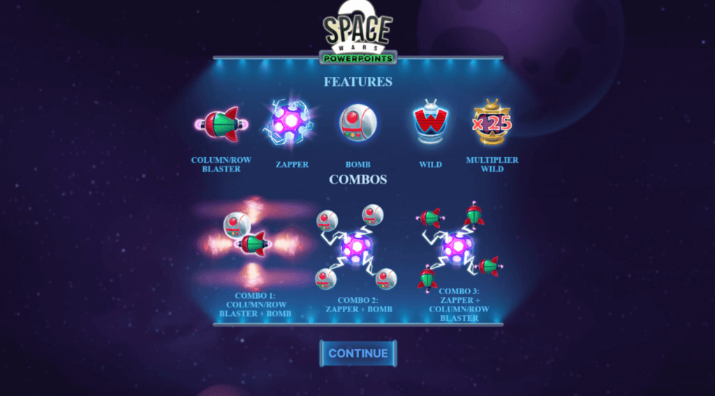 Space Wars 2™ Powerpoints™ Slot, Bonus and Free Spins