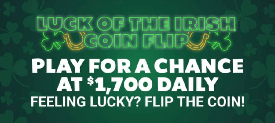 Irish Coin Flip St Particks Day Promotion at PartyCasino - ACG