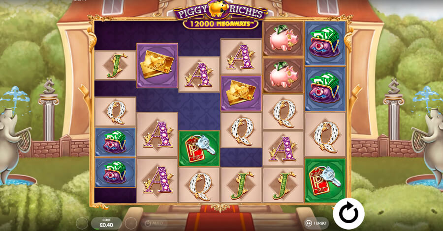 Piggy Riches Slot Cascading Symbols - ACG