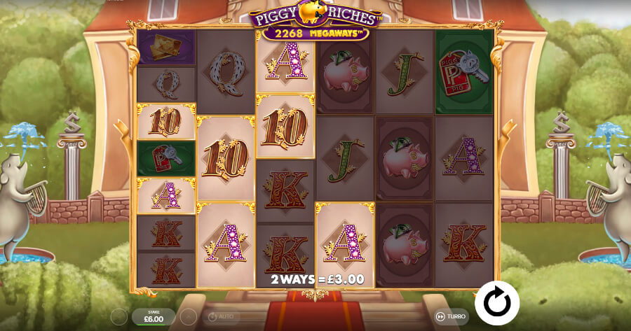 Piggy Riches Slot Winning Combination - ACG