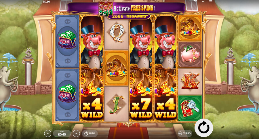 Piggy Riches Slot Wild Multipliers - ACG