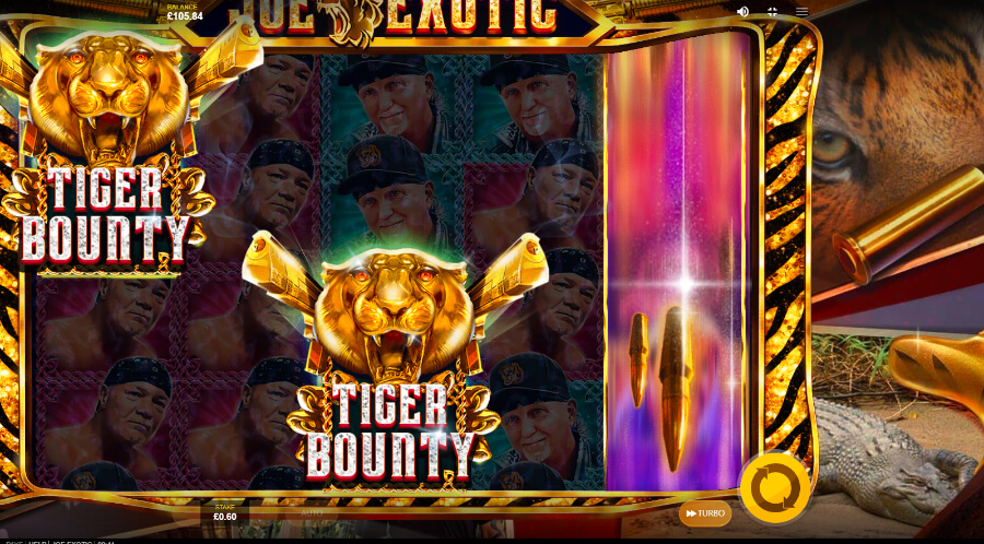 Joe Exotic Slot Tiger Bounty Feature - ACG