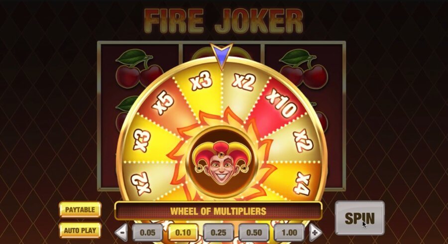 Fire Joker Wheel of Multipliers - ACG