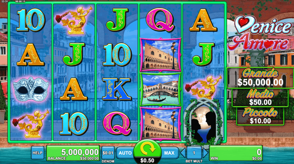 Venice Amore online slot valentine's day