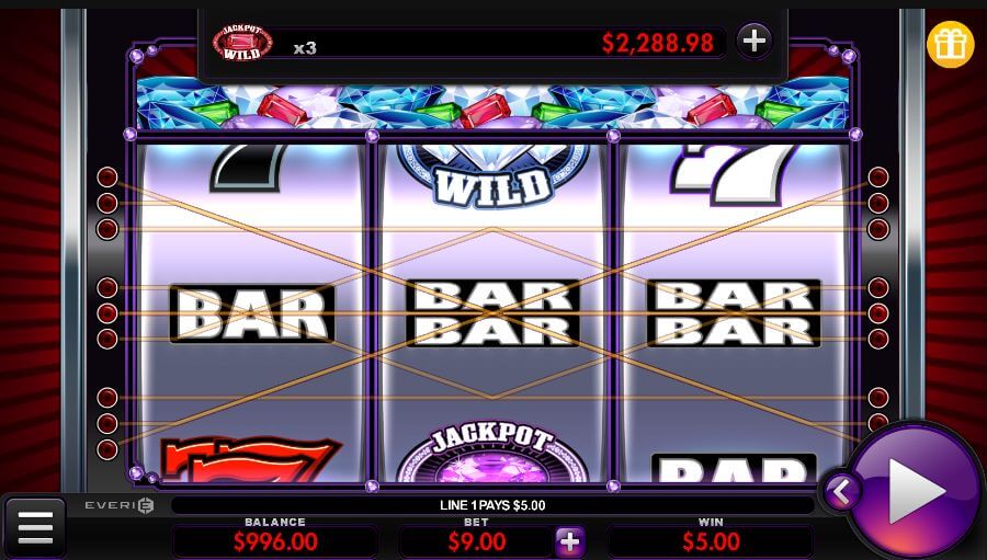 Double Jackpot Gems Jackpot Slot