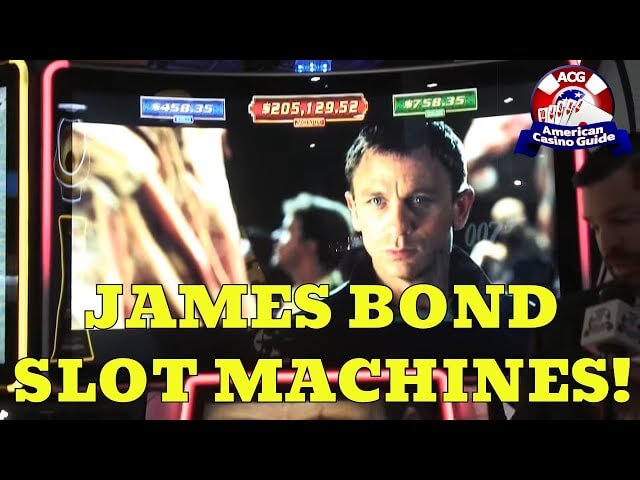 James Bond Slot Machines From Scientific Games