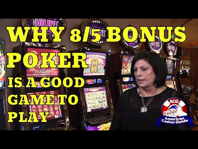 Why 8/5 Bonus Poker is a Good Game to Play with Video Poker Expert Linda Boyd