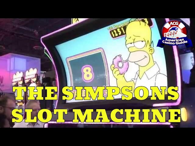 The Simpsons Slot Machine from WMS Gaming - Slot Machine Sneak Peek Ep. 25