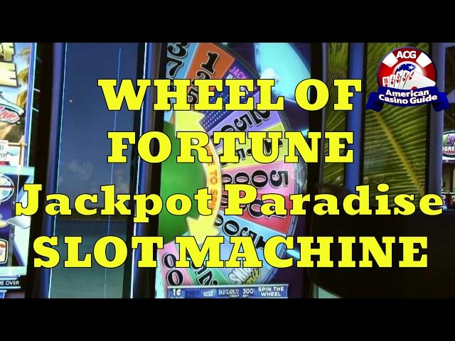 "Wheel of Fortune - Jackpot Paradise" Slot Machine from IGT - Slot Machine Sneak Peek Ep. 24