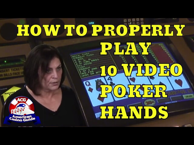 How To Properly Play 10 Common Video Poker Hands with Gambling Expert Linda Boyd • The Jackpot Gents