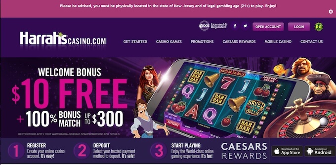 Harrah's Online Casino Bonus