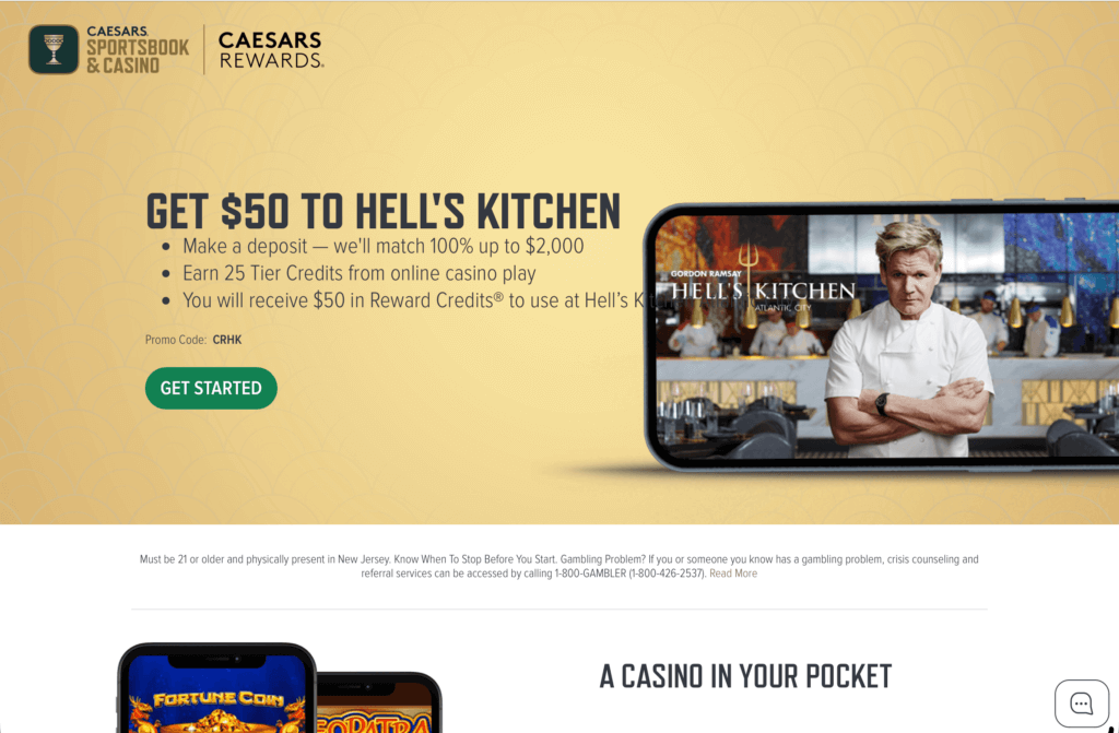 Caesars Palace Online Casino Welcome Bonus - ACG