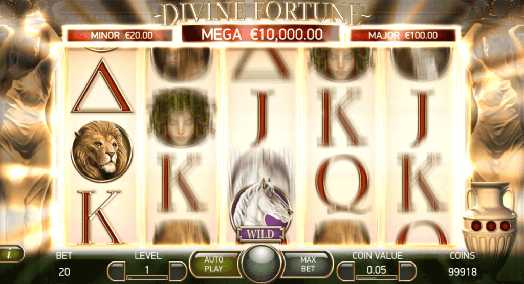 Divine Fortune Progressive jackpot slot