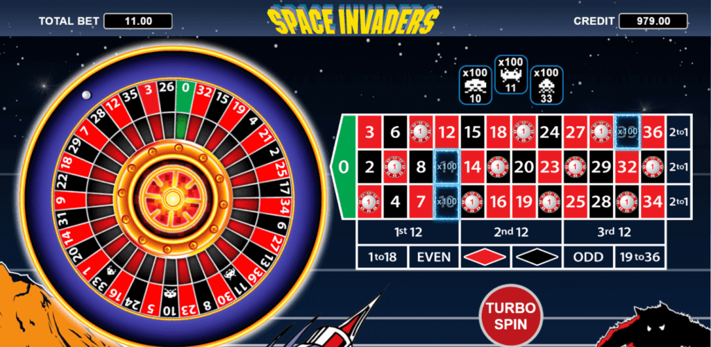 Space Invaders Roulette 