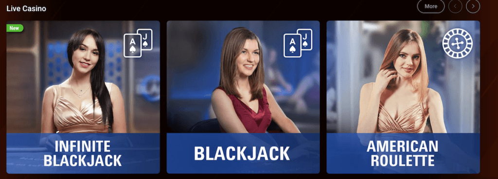 Live dealer games
