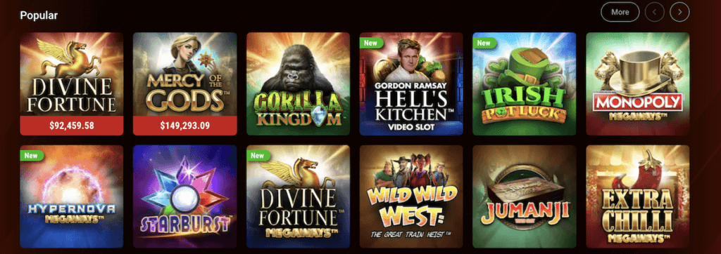 Popular Slots