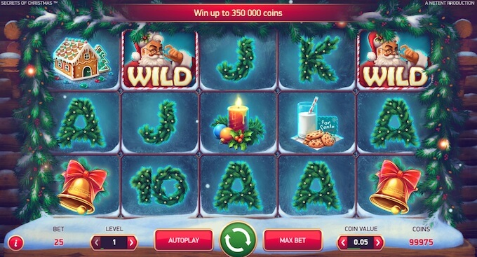 Secrets of Christmas Slot Design