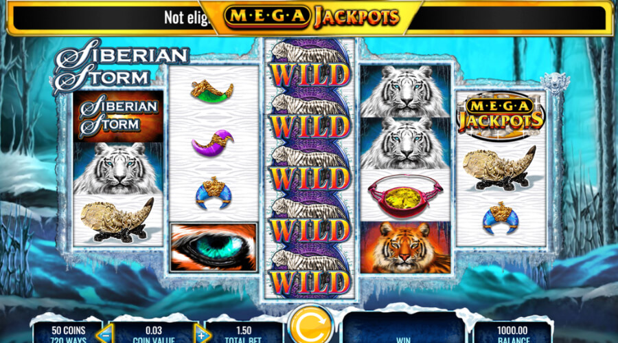 siberian storm jackpot slots usa casinos