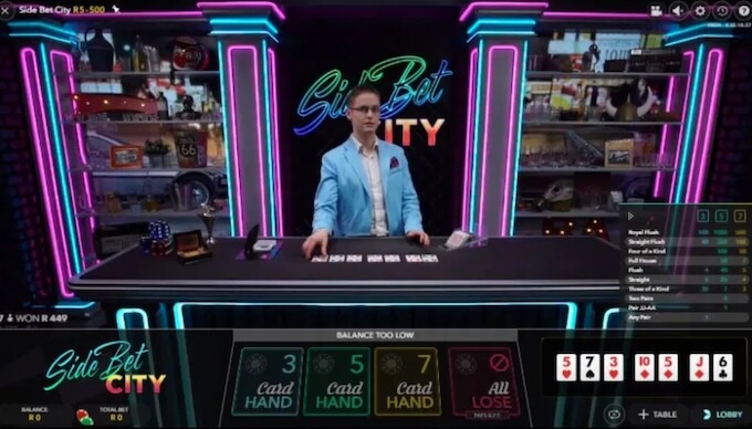Side Bet City by Evolution
